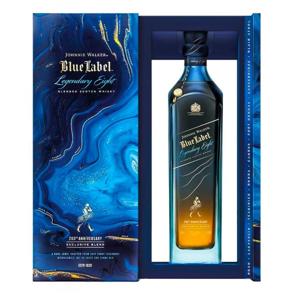 Johnnie Walker Blue Label Legendary Eight Edición Limitada Volumen 70cl 2 Johnnie Walker Blue Label Legendary Eight Edición Limitada Volumen 70cl - Imagen 2