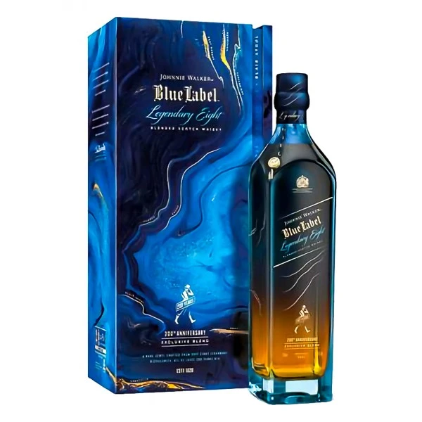 Johnnie Walker Blue Label Legendary Eight Edición Limitada Volumen 70cl 1 Johnnie Walker Blue Label Legendary Eight Edición Limitada Volumen 70cl