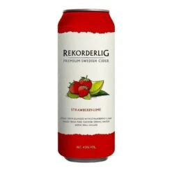 Rekorderlig Strawberry - Lime Envase Lata Volumen 50cl Unidades 24_uds