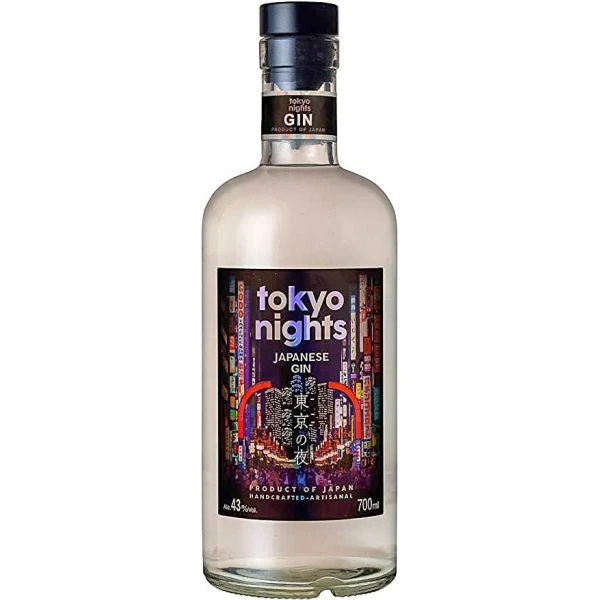 Tokyo Nights Japanese Gin Volumen 70cl 1 Tokyo Nights Japanese Gin Volumen 70cl